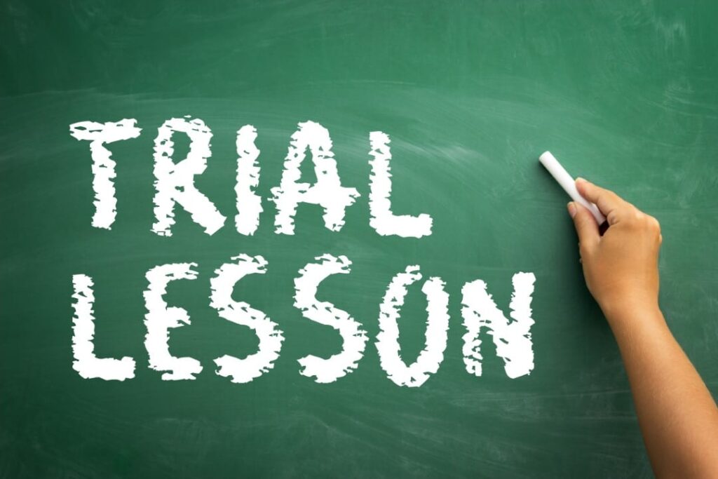 Cancellation of Trial Lessons
